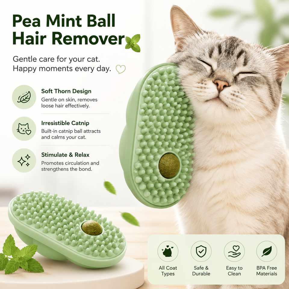 Cat self-service scratching toy for interactive grooming and play