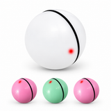 LED rolling cat toy ball with catnip and bells, USB rechargeable